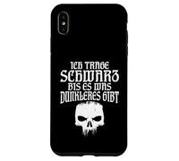 Yo llevo Negro hasta Que Haya Algo más Oscuro. Carcasa para iPhone XS MAX