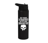 Yo llevo negro hasta que haya algo más oscuro. Stainless Steel Insulated Water Bottle