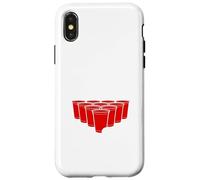Yo Los Bebo Tú Te Los Bebes Cerveza Pong Universidad Juego Carcasa para iPhone X/XS
