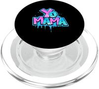 Yo Mama 80s 90s Hip Hop Lover Graffiti 1980's 1990s Fan PopSockets PopGrip para MagSafe
