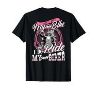Yo no conduzco mi Propia Bicicleta, Pero sí Montar mi Propio Motorista Camiseta