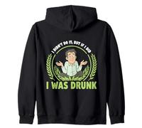 Yo No FUI Estaba Borracho Humor Gracioso Sudadera con Capucha