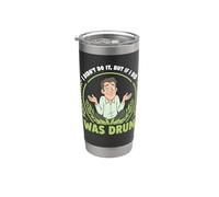 Yo No Fui Estaba Borracho Humor Gracioso Vaso térmico de acero inoxidable de doble pared