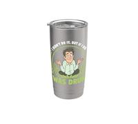 Yo No Fui Estaba Borracho Humor Gracioso Vaso térmico de acero inoxidable de doble pared
