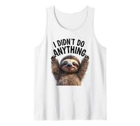 Yo no hice nada perezoso Camiseta sin Mangas