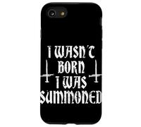 Yo no nací fui convocado Gótico Demoníaco Spooky Joke Carcasa para iPhone SE (2020) / 7 / 8