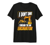 Yo no Ronco Sueño Operador de Excavadora Divertido Camiseta Premium