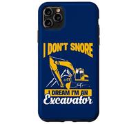 Yo no Ronco Sueño Operador de Excavadora Divertido Carcasa para iPhone 11 Pro MAX