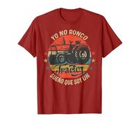 Yo No Ronco Sueño Que Soy Un Tractor Vintage Grangeros Camiseta, Hombre, Arándano, L