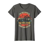 Yo No Ronco Sueño Que Soy Un Tractor Vintage Grangeros Camiseta, Mujer, Asfalto, XXL