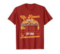Yo No Ronco Sueño Que Soy Una Autocaravana Camper Camiseta, Hombre, Arándano, M