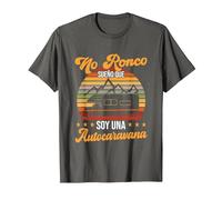 Yo No Ronco Sueño Que Soy Una Autocaravana Camper Camiseta, Hombre, Asfalto, 4XL