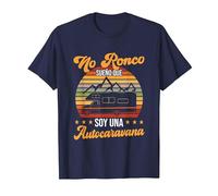 Yo No Ronco Sueño Que Soy Una Autocaravana Camper Camiseta, Hombre, Azul Marino, 3XL