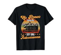 Yo No Ronco Sueño Que Soy Una Autocaravana Camper Camiseta, Hombre, Negro, 6XL