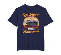 Yo No Ronco Sueño Que Soy Una Autocaravana Camper Camiseta, Hombre Tallas Grandes, Azul Marino, 5X Alto