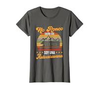 Yo No Ronco Sueño Que Soy Una Autocaravana Camper Camiseta, Mujer, Asfalto, 3XL