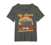 Yo No Ronco Sueño Que Soy Una Autocaravana Camper Camiseta, Mujer Tallas Grandes, Asfalto, 3XL Grande
