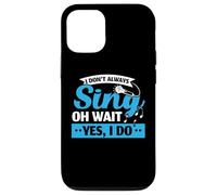 Yo no siempre canto, sí, hago cantante profesional Karaoke Carcasa para iPhone 12/12 Pro