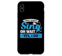 Yo no siempre canto, sí, hago cantante profesional Karaoke Carcasa para iPhone XS Max