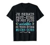 Yo podría ser un poco más sociable humor divertido regalo Camiseta