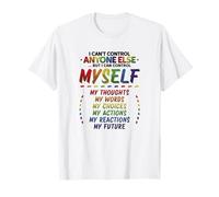 Yo Puedo controlarme a mí Mismo Cita Motivacional Desarrollo Personal Camiseta
