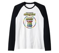 Yo Puedo controlarme a mí Mismo Cita Motivacional Desarrollo Personal Camiseta Manga Raglan
