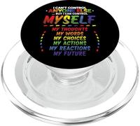Yo Puedo controlarme a mí Mismo Cita Motivacional Desarrollo Personal PopSockets PopGrip para MagSafe