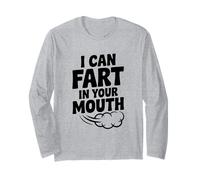 Yo Puedo Pedo en tu Boca Broma hilarante Manga Larga