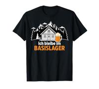 YO QUEDO EN EL Almacenamiento BÁSICO - Montañas y Cervezas Camiseta