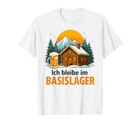 YO QUEDO EN EL ALMACENAMIENTO BÁSICO - Montañas y cervezas Camiseta