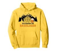 YO QUEDO EN EL Almacenamiento BÁSICO - Montañas y Cervezas Sudadera con Capucha