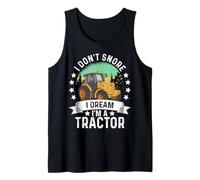 Yo Ronco Sueño Que Soy Un Granjero Que Dice Tractor Camiseta sin Mangas