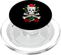 Yo s Ho Pirata Barco Crucero Navidad Cráneo Crossbones Navidad PopSockets PopGrip para MagSafe