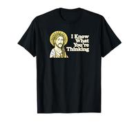 Yo sé lo que estás pensando Cita divertida Jesús Meme Christian Camiseta