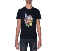 Yo Seré. Camiseta Negro para Hombre De Manga Corta con Cuello Redondo