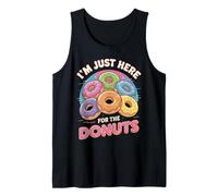 Yo solo aquí para la diversión de las donas que diga el día Camiseta sin Mangas