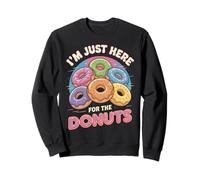 Yo solo aquí para la diversión de las donas que diga el día Sudadera