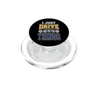 Yo Solo conduzco y Pago por Cosas Futbol papá PopSockets PopGrip para MagSafe