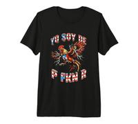 Yo Soy De Puerto Rico Gallo P FKN R Desfile Camiseta Premium