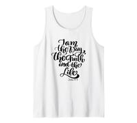 Yo Soy el Camino: la Verdad, la Vida, Juan, Las Escrituras, versículo de la Biblia, Dios, Las Mujeres Camiseta sin Mangas