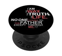 Yo Soy El Camino La Verdad Y La Vida Juan 14 6 PopSockets PopGrip Adhesivo