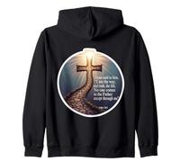 Yo Soy el Camino y la Verdad y la Vida Juan 14:6 Versículo Sudadera con Capucha