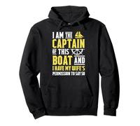 Yo Soy El Capitán De Este Barco Velero Vela Navegación Navegación Sudadera con Capucha
