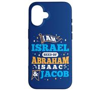 Yo Soy Israel Semilla De Abraham Isaac Y Jacob Judío Religión Carcasa para iPhone 16