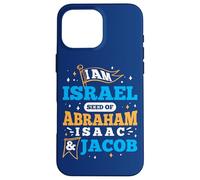Yo Soy Israel Semilla De Abraham Isaac Y Jacob Judío Religión Carcasa para iPhone 16 Pro MAX