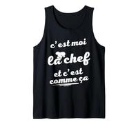 Yo Soy la Chef y así es Cocina Restaurante Camiseta sin Mangas