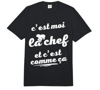 Yo Soy la Chef y así es Cocina Restaurante Comfort Colors Adult Heavyweight T-Shirt