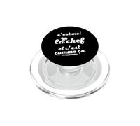 Yo Soy la Chef y así es Cocina Restaurante PopSockets PopGrip para MagSafe