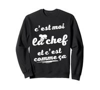 Yo Soy la Chef y así es Cocina Restaurante Sudadera