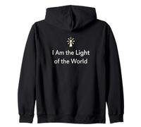 Yo Soy la Luz del Mundo Biblia de Afirmación Espiritual Sudadera con Capucha